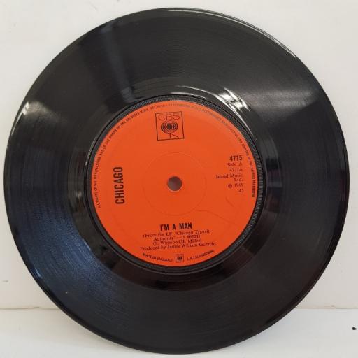 CHICAGO, I'm a man, B side does anybody really know what time it is?, 4715, 7" single