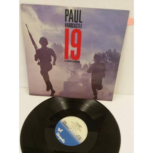 PAUL HARDCASTLE 19 (extended version), 12 inch single, CHS 12 2860