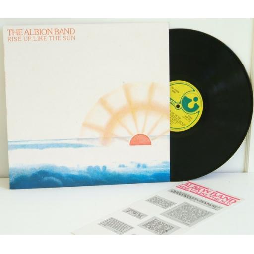 THE ALBION BAND, rise up like the sun. UK 1978. A-1U, B-1U.EMI Harvest. [Vinyl]