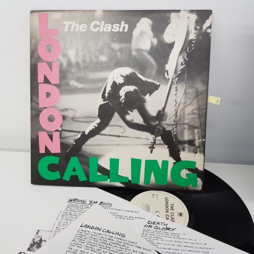 THE CLASH, london calling, 12" DOUBLE LP, CBS CLASH 3