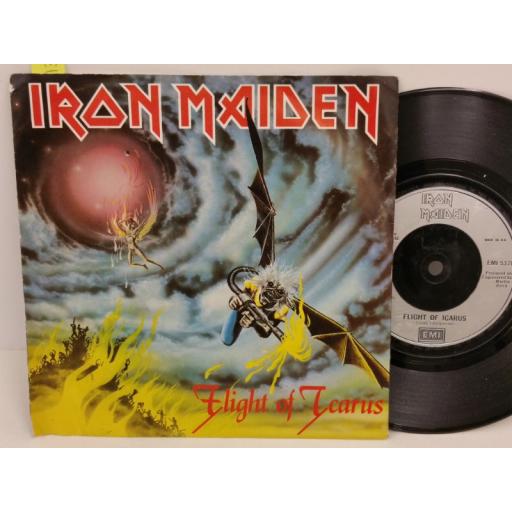 IRON MAIDEN flight of icarus, PICTURE SLEEVE, 7 inch single, EMI 5378
