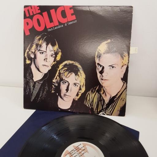 THE POLICE, outlandos d'Amour, 12"LP, SP-4753 RED THE POLICE COVER