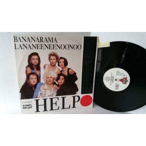 BANANARAMA LANANEENEENOONOO help, 12 inch single, LONX 222