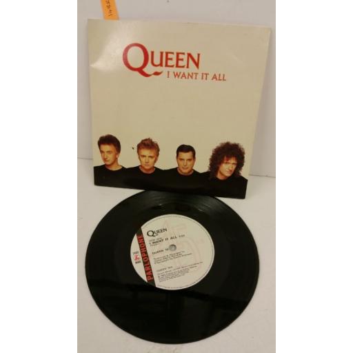 QUEEN i want it all, 7 inch single, QUEEN 10.