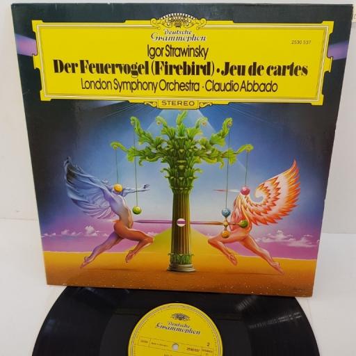 Igor Strawinsky — London Symphony Orchestra · Claudio Abbado ‎– Der Feuervogel (Firebird) · Jeu De Cartes, 2530 537, 12" LP