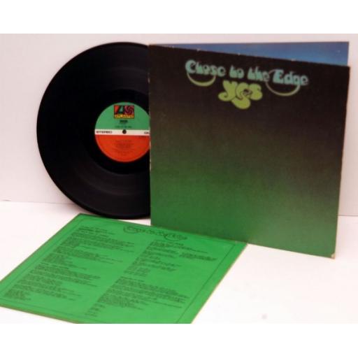 YES, Close to the edge Non textured sleeve 1972.UK Pressing. Atlantic. [Vinyl]