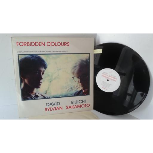 DAVID SYLVIAN, RIUICHI SAKAMOTO forbidden colours, 12 inch single, VS601-12