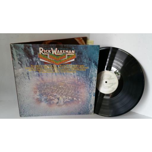 RICK WAKEMAN journey to the centre of the earth, gatefold sleeve with centre attached booklet, AMLH 63621