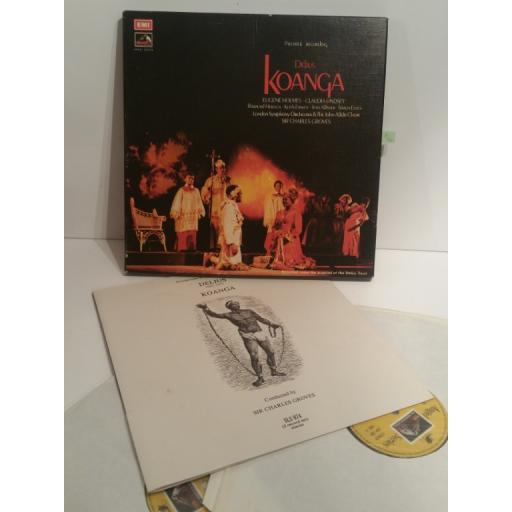 Delius Koanga London SO Charles Groves 2 LP box set. SLS 974