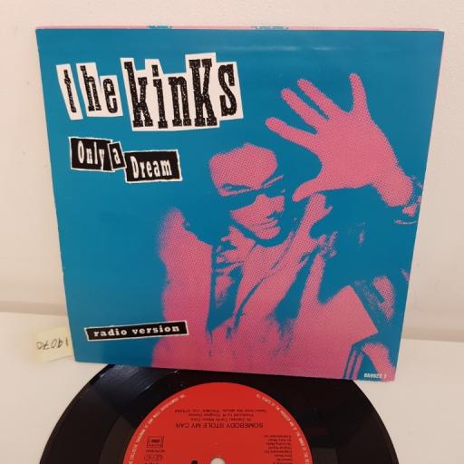 THE KINKS, only a dream radio version, B side somebody stole my car, 659922 7, 7" single