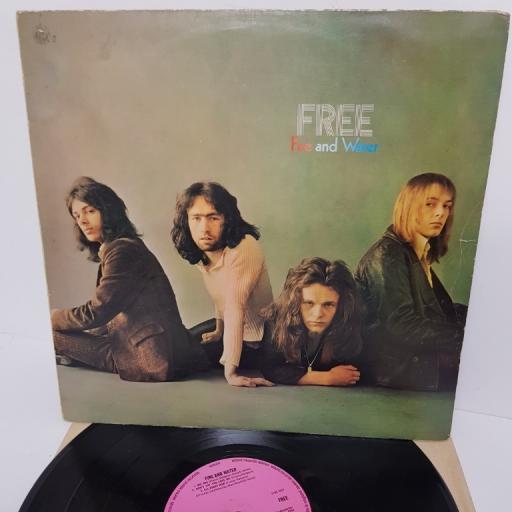 FREE, fire and water, ILPS 9120, 12" LP
