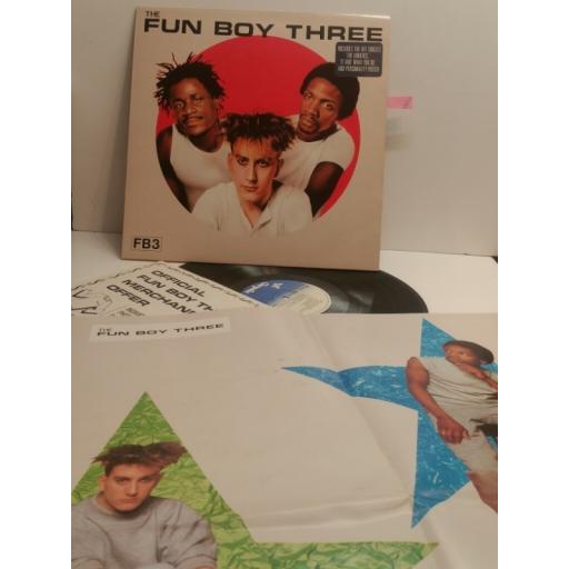 THE FUN BOY THREE fb3 WITH POSTER AND MECHANDISE INSERT CHR1383