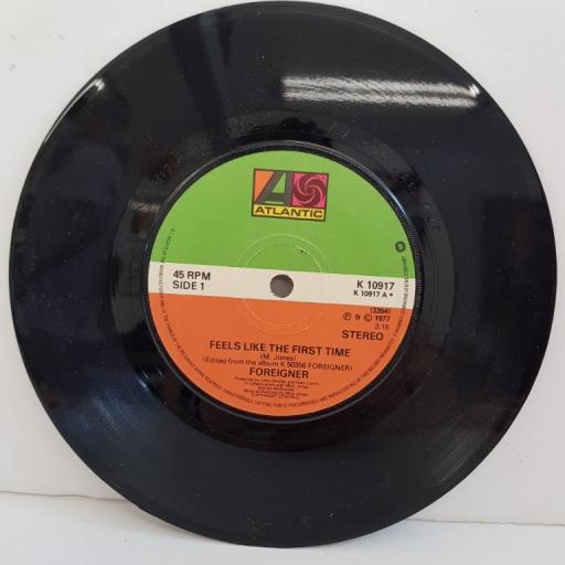 FOREIGNER, feels like the first time, B side woman oh woman, K 10917, 7" single