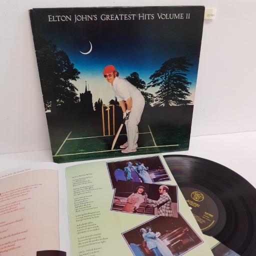 ELTON JOHN, elton john's greatest hits volume II, DJH 20520, 12" LP, compilation