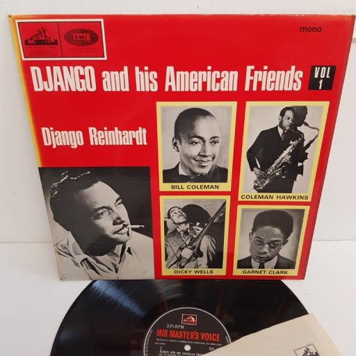 DJANGO REINHARDT, django and his american friends vol. 1, CLP 1890, 12" LP, mono