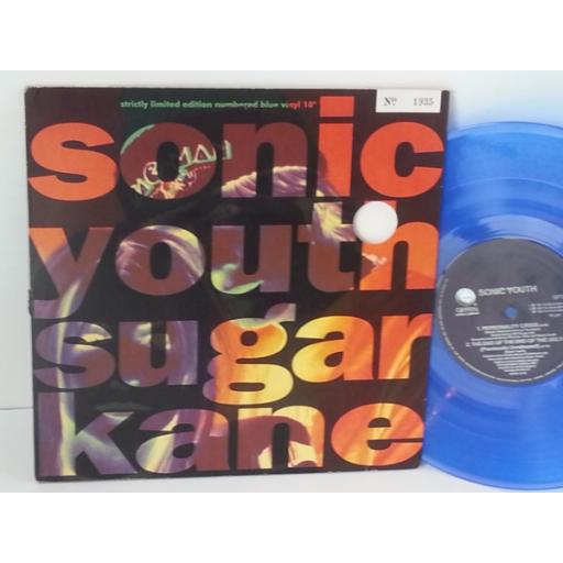 SONIC YOUTH sugar kane, 10 inch blue vinyl. GFSV 37