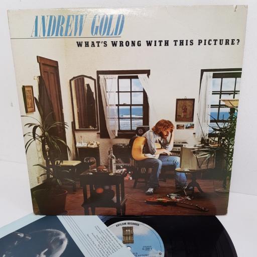 ANDREW GOLD, what's wrong with this picture?, 7E-1086, 12" LP