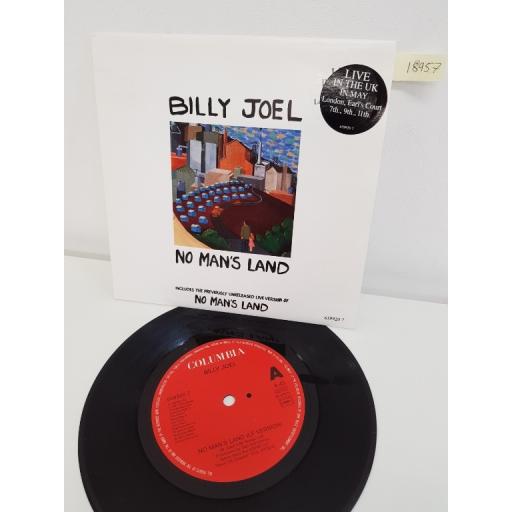 BILLY JOEL, no man's land LP version, B side no man's land live, 659920 7, 7" single