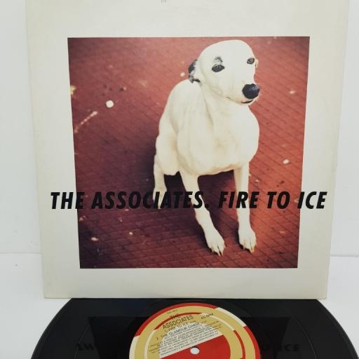 THE ASSOCIATES, fire to ice and the glamour chase, B side green tambourine and groovin' with mr bloe, YRX 49, 10"