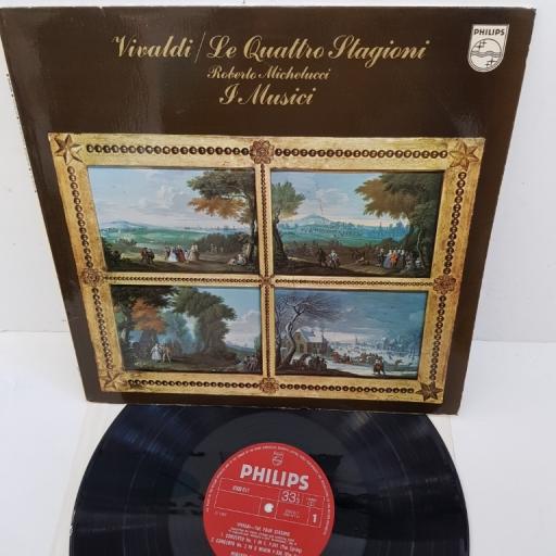 Vivaldi - Roberto Michelucci, I Musici ‎– Le Quattro Stagioni, 6500 017, 12" LP