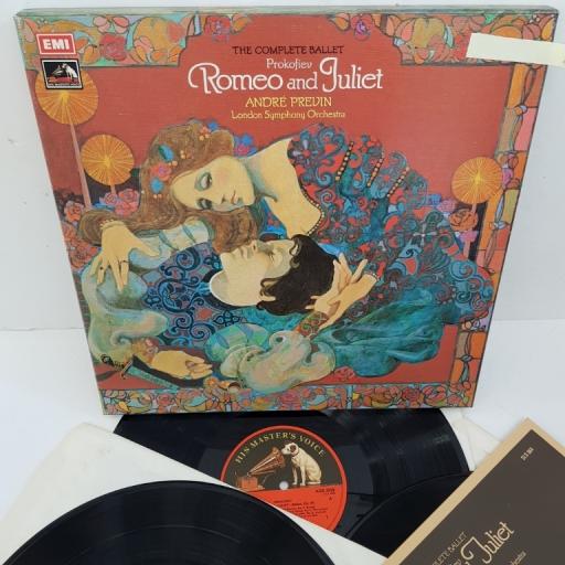 Prokoviev, Andre Previn, London Symphony Orchestra ‎– Romeo And Juliet (The Complete Ballet), SLS 864, 3x12" LP, box set