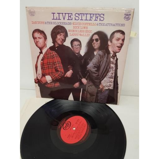 VARIOUS ARTISTS, including: IAN DURY AND THE BLOCKHEADS, ELVIS COSTELLO etc, live stiffs, MFP 50445, 12"LP