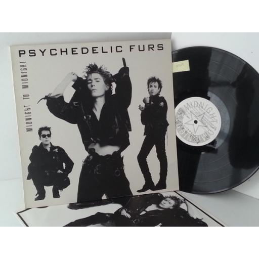 THE PSYCHEDELIC FURS midnight to midnight, CBS 450256 1