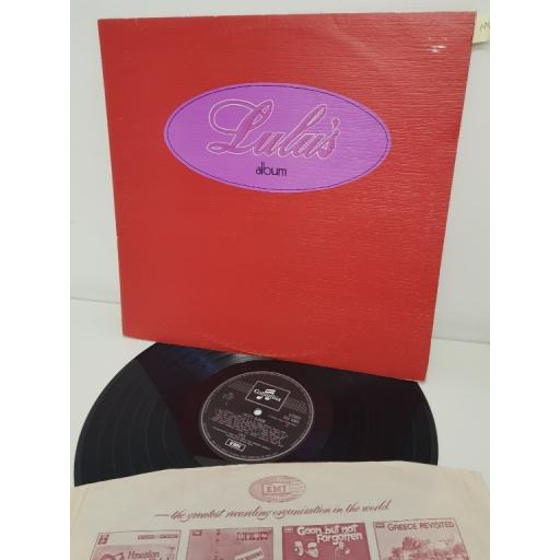 LULU, lulu's album, SCX 6365, 12" LP