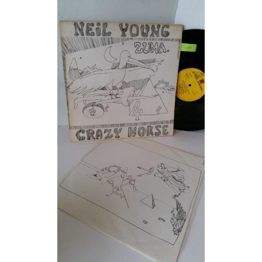 NEIL YOUNG WITH CRAZY HORSE zuma, lyric insert, MS 2242