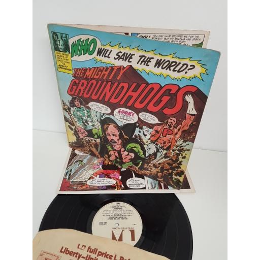 GROUNDHOGS, the mighty groundhogs, UAG 29237, 12" LP