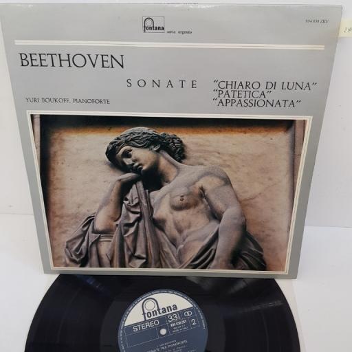 Yuri Boukoff ‎– Sonate "Chiaro Di Luna", "Patetica", "Appassionata", 894 038 ZKY, 12" LP