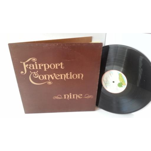 FAIRPORT CONVENTION nine, gatefold, ILPS 9246
