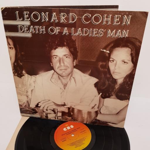 LEONARD COHEN, death of a ladies' man, CBS 86042, 12" LP
