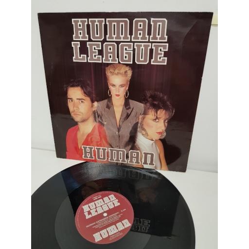 HUMAN LEAGUE - HUMAN, extended version , B side acapella and instrumental , VS880-12, 12" single