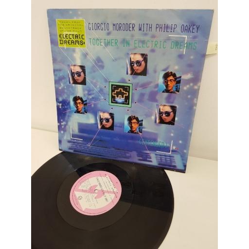 GIORGIO MORODER WITH PHILIP OAKEY, together in electric dreams, VS713 -12, 12"SINGLE