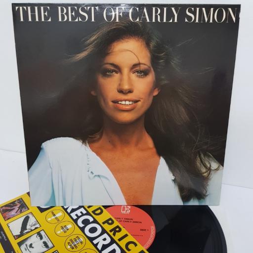 CARLY SIMON, the best of carly simon, K 52025, 12" LP