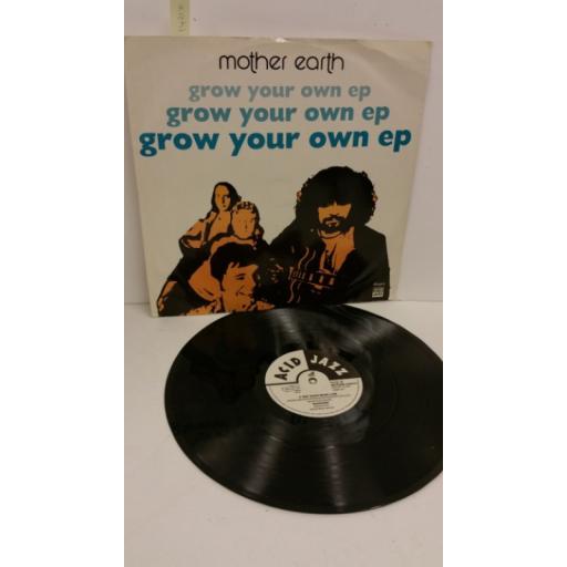 MOTHER EARTH grow your own, 12 inch single, JAZID 75 T