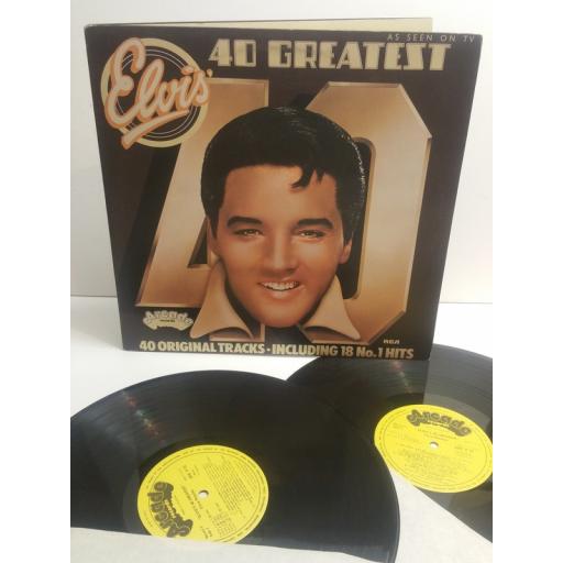 ELVIS PRESLEY Elvis' 40 greatest original tracks including 18 No.1 hits ADEP12