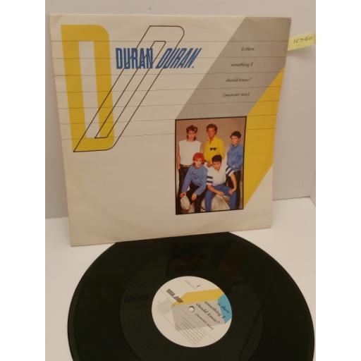 DURAN DURAN is there something i should know? (12" single), 12 EMI 5371
