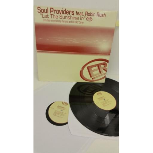 SOUL PROVIDERS FEAT ROBIN RUSH let the sunshine in, 2 x vinyl, ELAN 1018
