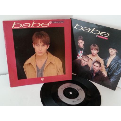 TAKE THAT babe PICTURE FRAME COVER, 74321 18213-7, 7 inch single
