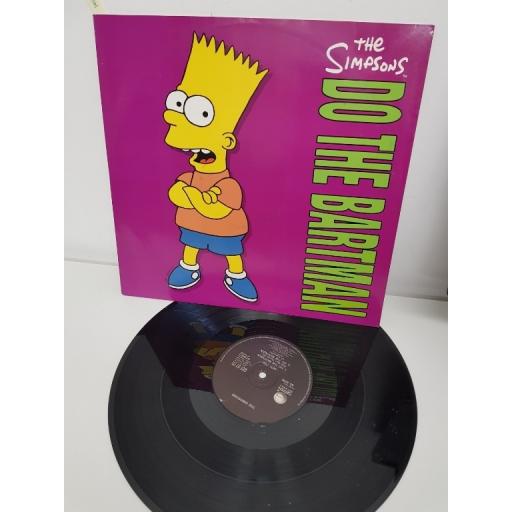 THE SIMPSONS -DO THE BARTMAN, bad bart house mix and a cappella , B side swingin' in the house mix , GEF 87 T , 12" single