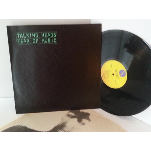 TALKING HEADS fear of music, embossed sleeve, SRK 6076