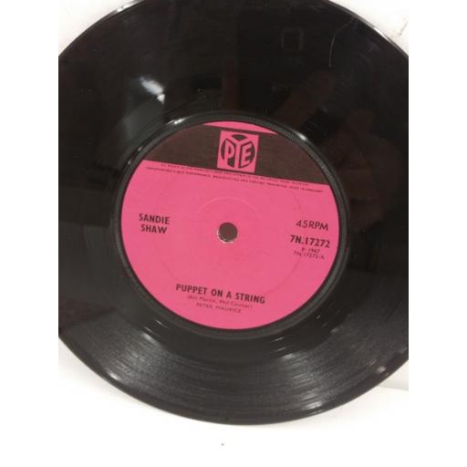 SANDIE SHAW tell the boys, 7 inch single, solid centre, 7N 17272