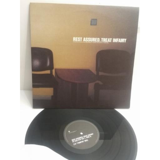REST ASSURED. Treat Infamy FX333.570 135-1 Written by Mick Jagger and Keith Richards. 3145701351. 2 TRACK 12" PICTURE SLEEVE VINYL