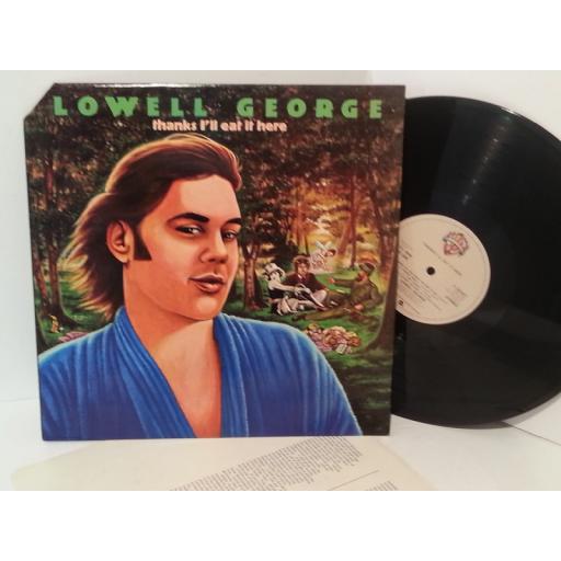 LOWELL GEORGE thanks i'll eat it here, K56487