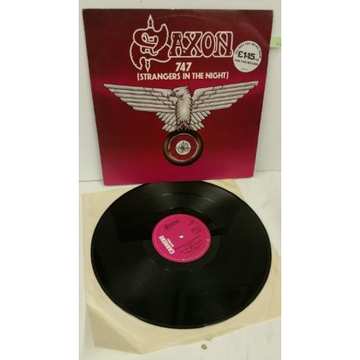 SAXON 747 (strangers in the night), 12 inch single, CAR 151 T