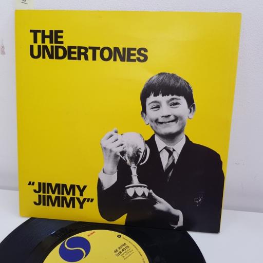 THE UNDERTONES, jimmy jimmy, B side mars bars, SIR 4015, 7" single