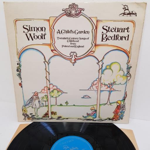 SIMON WOOLF, STEUART BEDFORD, a child's garden, RHS 316, 12" LP