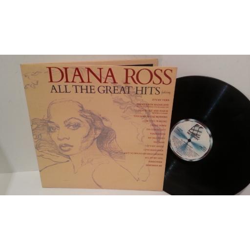 DIANA ROSS all the great hits, gatefold, STMA 8036